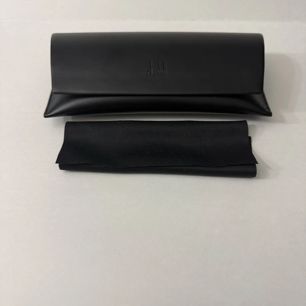 Dunhill leather sunglasses case only NEW